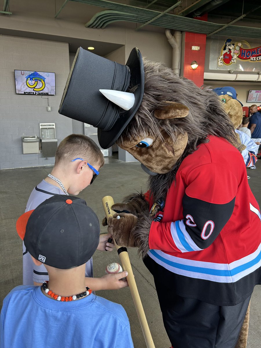 AbeTheBison00's tweet image. I had a blast at Hockey Night with the @peoriachiefs last night! 🏒