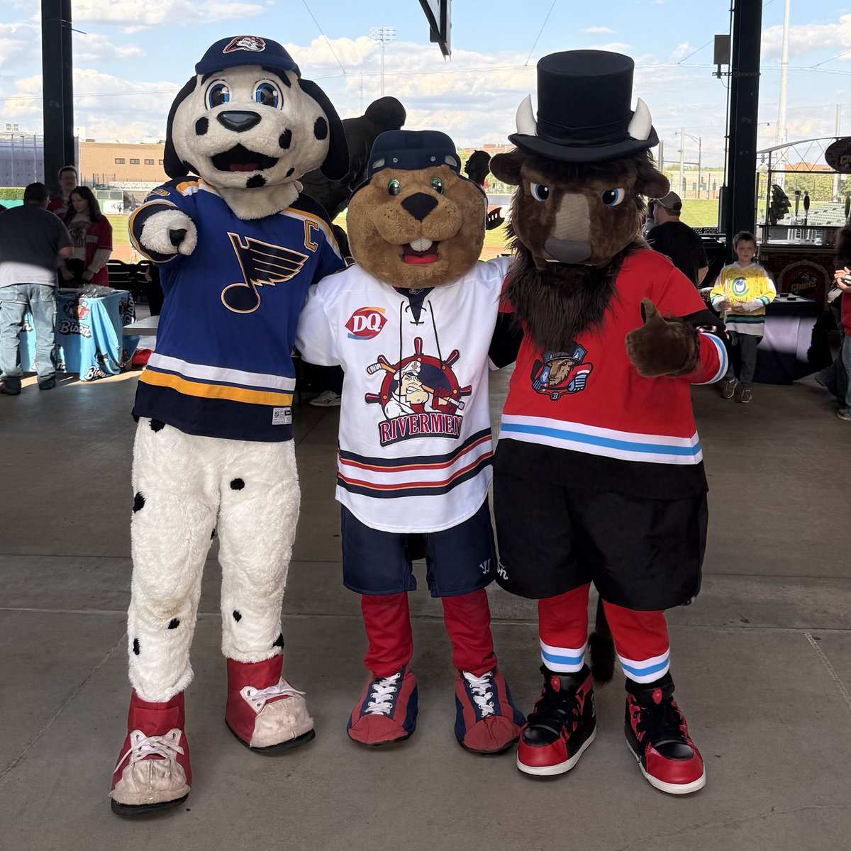 AbeTheBison00's tweet image. I had a blast at Hockey Night with the @peoriachiefs last night! 🏒