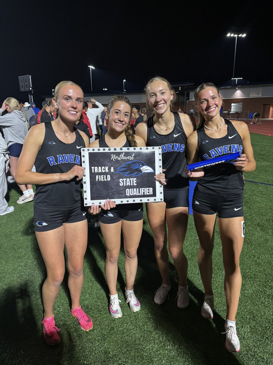 Mike Stephens (@onwravenstf) on Twitter photo The Girls 4x400m Relay ran a season best and #2 ONW All-time list time of 4:02.71 and qualified for the state meet next week! Congrats <a href="/BrynnLewis25/">Brynn Lewis</a> <a href="/zori_primavera/">Zorianna Primavera</a> <a href="/alligillispie08/">Alli Gillispie</a> and Riley Macrorie. The Girls 4x400m Relay ran a season best and #2 ONW All-time list time of 4:02.71 and qualified for the state meet next week! Congrats <a href="/BrynnLewis25/">Brynn Lewis</a> <a href="/zori_primavera/">Zorianna Primavera</a> <a href="/alligillispie08/">Alli Gillispie</a> and Riley Macrorie.