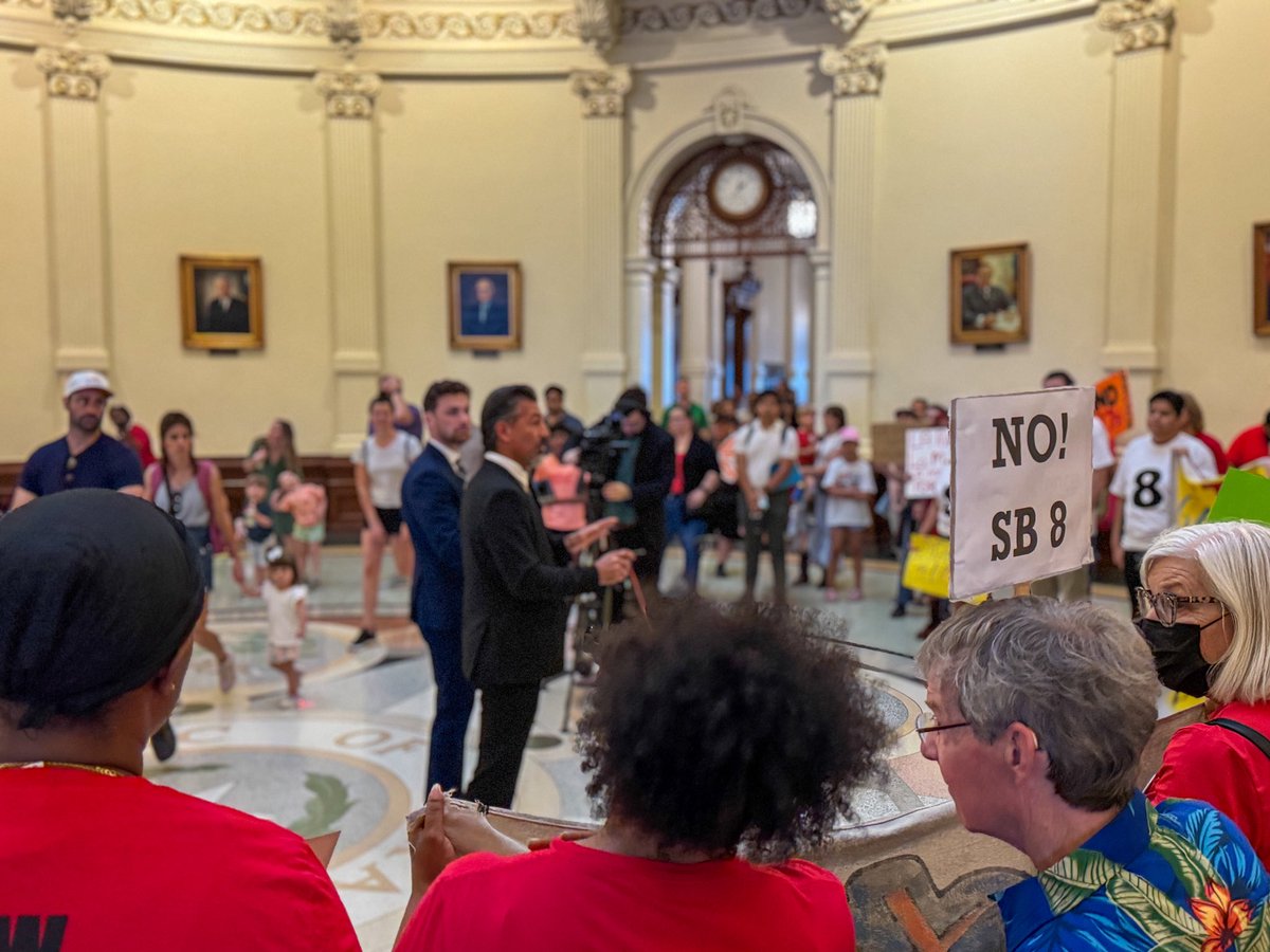 Thank you to everyone who showed up at the Capitol today to speak out against SB 8. This bill hurts our communities and strains local resources—forcing taxpayers to foot the bill for federal immigration enforcement. 

Call your State Rep: Vote NO on SB 8. #txlege