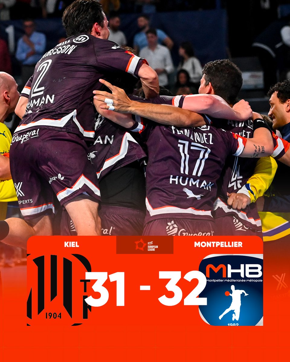 Ligue Nationale de Handball (@lnhofficiel) on Twitter photo C'est 𝗗𝗜𝗡𝗚𝗨𝗘 🤯
Le <a href="/mhbofficiel/">Montpellier Handball</a> remporte cette demi-finale d'European League en ne lâchant rien et en montrant une leçon de force collective devant les nombreux supporters ayant fait le déplacement 🔥
Bravo aux joueurs d'Éric Mathé pour ce magnifique exploit, Ils C'est 𝗗𝗜𝗡𝗚𝗨𝗘 🤯
Le <a href="/mhbofficiel/">Montpellier Handball</a> remporte cette demi-finale d'European League en ne lâchant rien et en montrant une leçon de force collective devant les nombreux supporters ayant fait le déplacement 🔥
Bravo aux joueurs d'Éric Mathé pour ce magnifique exploit, Ils