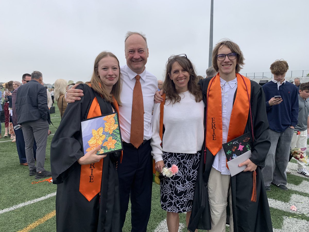 Huge day today!  I am so full of pride for these two high school graduates on their graduation day. I’m also so full of love and devotion to my beautiful wife on this our 28th wedding anniversary. I am so blessed.