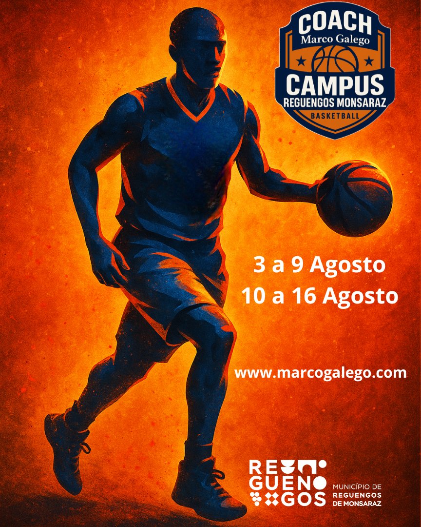 Vem viver o melhor do basquetebol neste verão!

Datas:
✅️ 3 a 9 de Agosto
✅️ 10 a 16 de Agosto

⛹️‍♀️🏀⛹️Aberto a jovens atletas de todas as idades e níveis

Inscrições e mais informações em:
👇👇👇👇👇👇👇👇
marcogalego.com