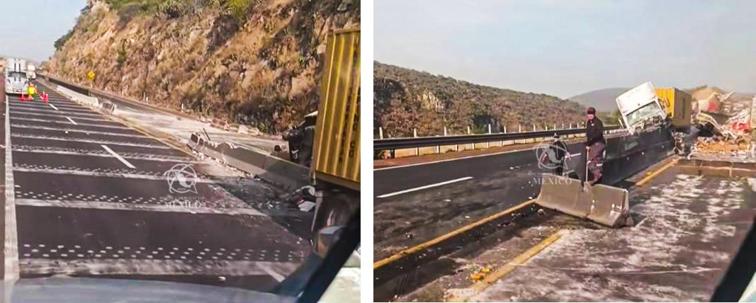 #ArcoNorte #Update del Accidente km 62 +500 se habilita la doble circulación en un solo carril para abrir a #Queretaro, #TraficoPesado <a href="/arconorte/">Arco Norte</a> <a href="/Arco_Norte_CDMX/">Arco Norte Usuarios</a>