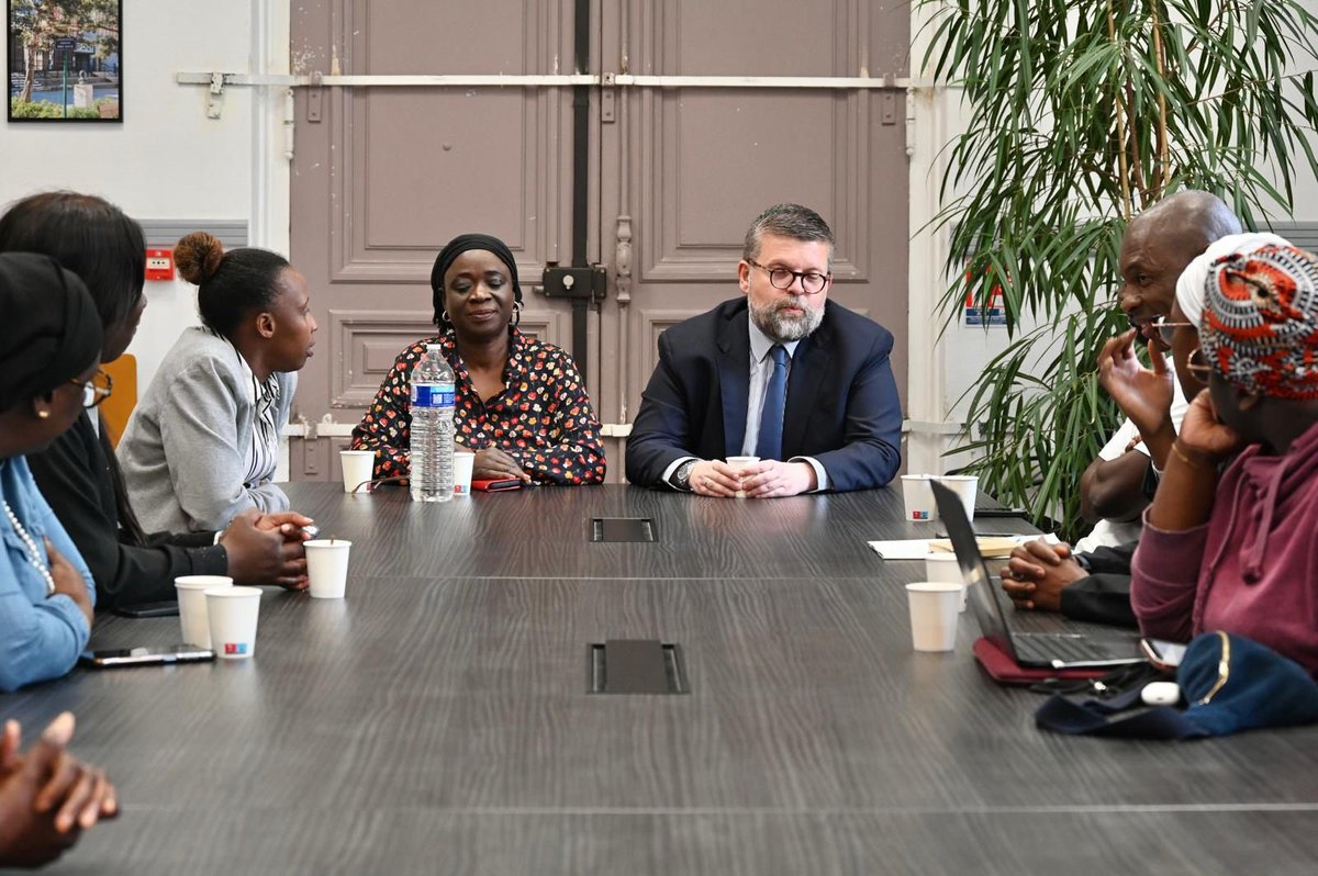 luccarvounas's tweet photo. Rencontre avec la Coordination des élus français d'origine Malienne (#CEFOM) s’est réunie @Alfortville_94 pour une rencontre à l’initiative de notre élue Aminata Goita Fofana où nous avons pu échanger sur nos coopérations internationales décentralisées. 1/2 https://t.co/JJimzePlS3
