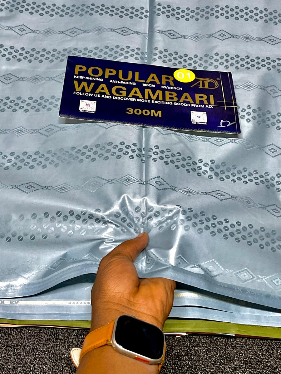 Wagambari Shadda 

Price 🔖 ✂ 6000/  yard

📍 Kano and Delivery nationwide

Call or WhatsApp 08028482834