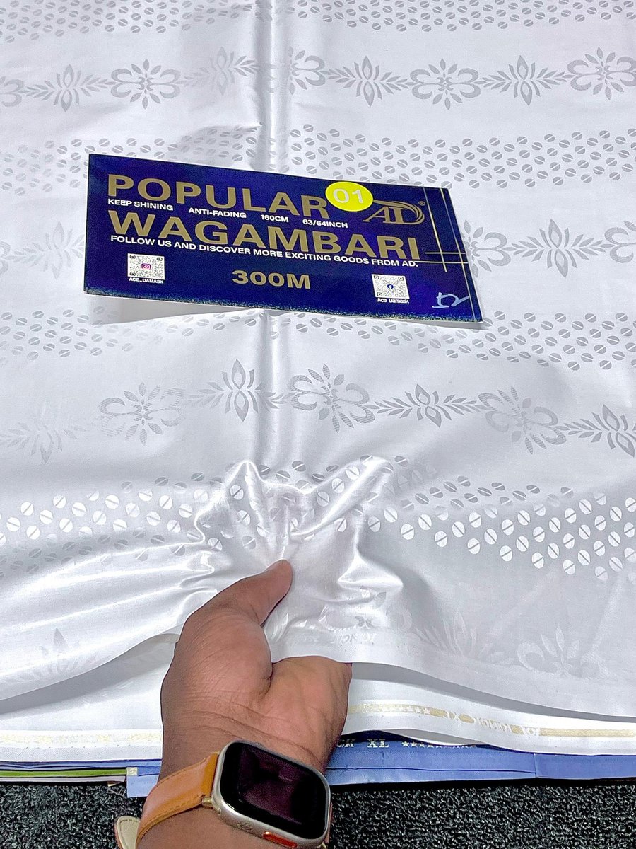 Wagambari Shadda 

Price 🔖 ✂ 6000/  yard

📍 Kano and Delivery nationwide

Call or WhatsApp 08028482834
