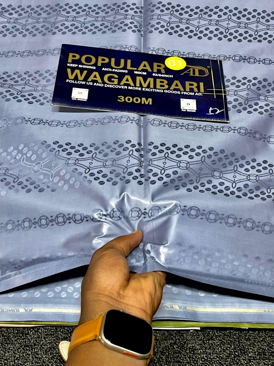 Wagambari Shadda 

Price 🔖 ✂ 6000/  yard

📍 Kano and Delivery nationwide

Call or WhatsApp 08028482834