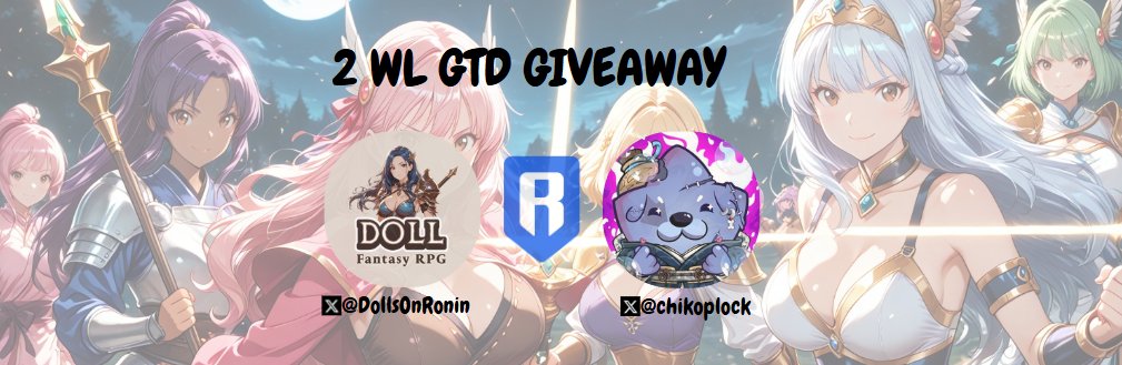 Chiko.ron | KIND | Like Earth ⚡ (@chikoplock) on Twitter photo 🎉I'M GIVING AWAY 2 GTD Whitelist <a href="/DollsOnRonin/">Doll Fantasy RPG</a> NFT Mint 🎉
👍Follow <a href="/DollsOnRonin/">Doll Fantasy RPG</a> <a href="/ronencoin/">Ronen Mining Network</a> <a href="/chikoplock/">Chiko.ron | KIND | Like Earth ⚡</a>
♥️ Like & Retweet
💬Tag 3 friends
💬Comment your Ronin address (no RNS)
🖥️Join: discord.com/invite/ronen
Winners will be picked on May 26th, Good Luck ! 🎉I'M GIVING AWAY 2 GTD Whitelist <a href="/DollsOnRonin/">Doll Fantasy RPG</a> NFT Mint 🎉
👍Follow <a href="/DollsOnRonin/">Doll Fantasy RPG</a> <a href="/ronencoin/">Ronen Mining Network</a> <a href="/chikoplock/">Chiko.ron | KIND | Like Earth ⚡</a>
♥️ Like & Retweet
💬Tag 3 friends
💬Comment your Ronin address (no RNS)
🖥️Join: discord.com/invite/ronen
Winners will be picked on May 26th, Good Luck !