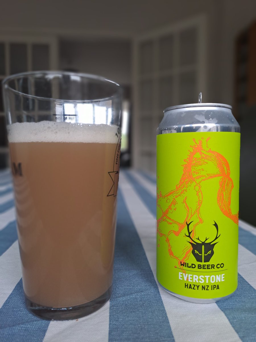 planetming's tweet photo. @WildBeerCo @waitrose 
Just poured this. I wasn't expecting the colour. Website suhgest a Hazy rich gold colour. https://t.co/8rBkyMOzYB