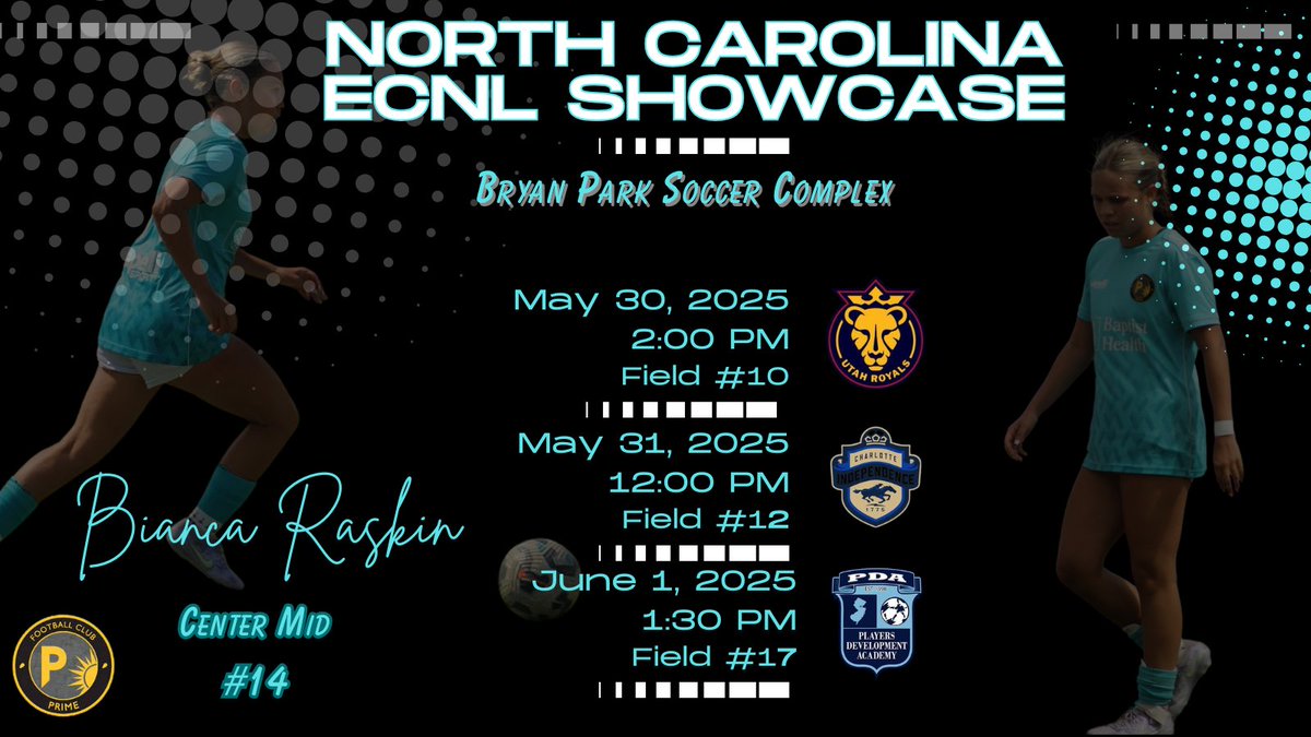 Bianca Raskin (@biancaraskin14) on Twitter photo Excited to get back on the field with my club team!!! <a href="/FCPrimeOfficial/">Football Club Prime</a>
We had a great season, and we are ready to keep proving ourselves!
Ready to give it my all 💪and prepare for Playoffs 🔜
Come watch us play 🏃♀️⚽️ Schedule below ⬇️
<a href="/TopDrawerSoccer/">TopDrawerSoccer</a>
<a href="/TheSoccerWire/">SoccerWire</a> Excited to get back on the field with my club team!!! <a href="/FCPrimeOfficial/">Football Club Prime</a>
We had a great season, and we are ready to keep proving ourselves!
Ready to give it my all 💪and prepare for Playoffs 🔜
Come watch us play 🏃♀️⚽️ Schedule below ⬇️
<a href="/TopDrawerSoccer/">TopDrawerSoccer</a>
<a href="/TheSoccerWire/">SoccerWire</a>