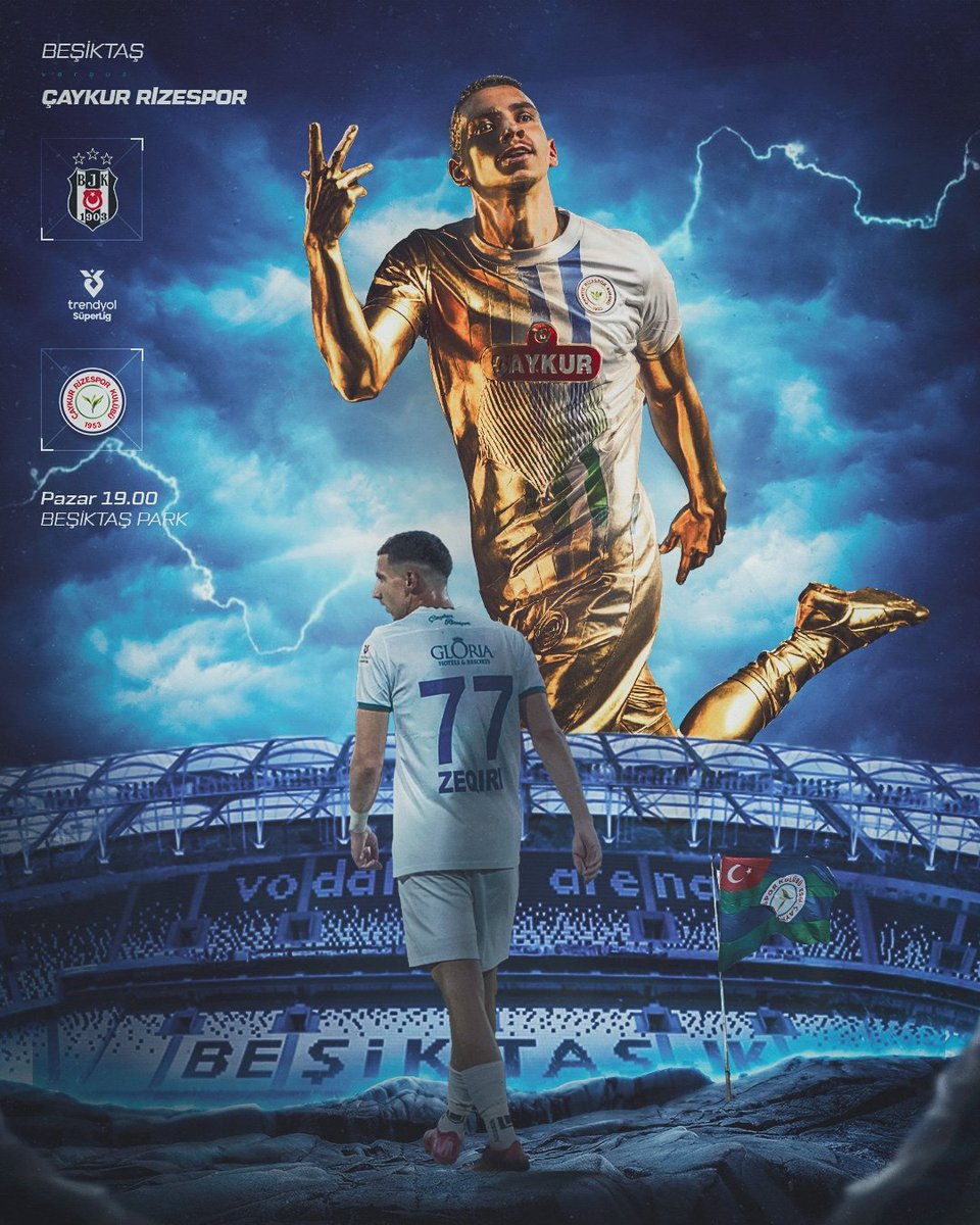 #RizesporumuzunMaçıVar

🏆 Trendyol Süper Lig
🗓 37. Hafta
⚽ Beşiktaş
📆 25 Mayıs Pazar
⏰ 19:00
🏟  Beşiktaş Park
👤 Halil Umut Meler
📲 #BJKvÇRS