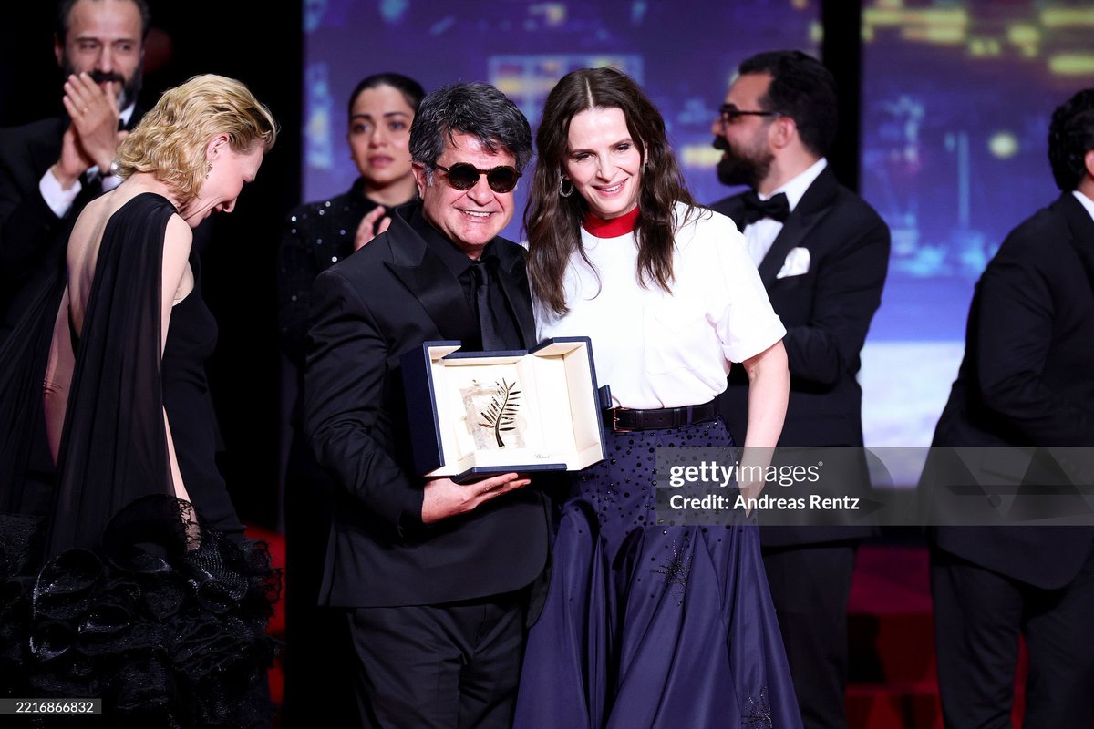 from juliette binoche winning her cannes best actress award in 2010 to jafar panahi winning the palme d'or in 2025♥️