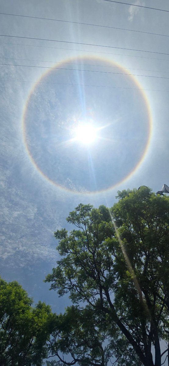 EsteliGallegos's tweet photo. Un aro en el sol!!! https://t.co/vslaIkKU77