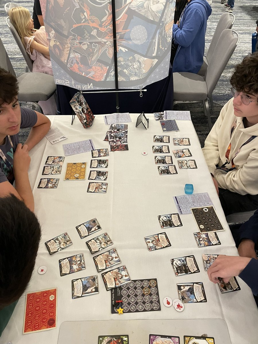 Demo of Pride of Ninja in progress at KublaCon exhibitor hall! 

#PrideOfNinja #PoN