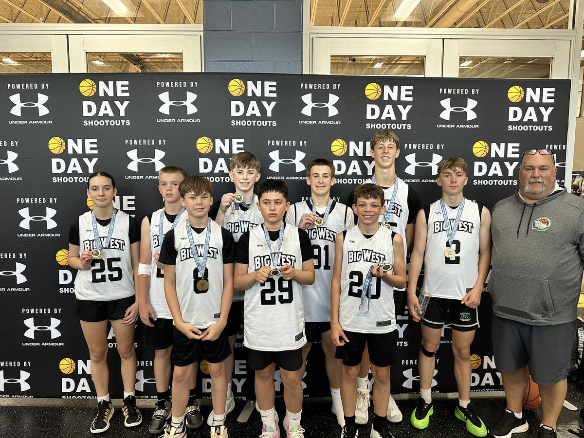 🏆Congrats to Big West, 7th Boys Champion at today's Memorial Day Classic. 🇺🇸

🔜NEXT UP: 5/31-6/1 Spring Finale. onedayshootouts.com