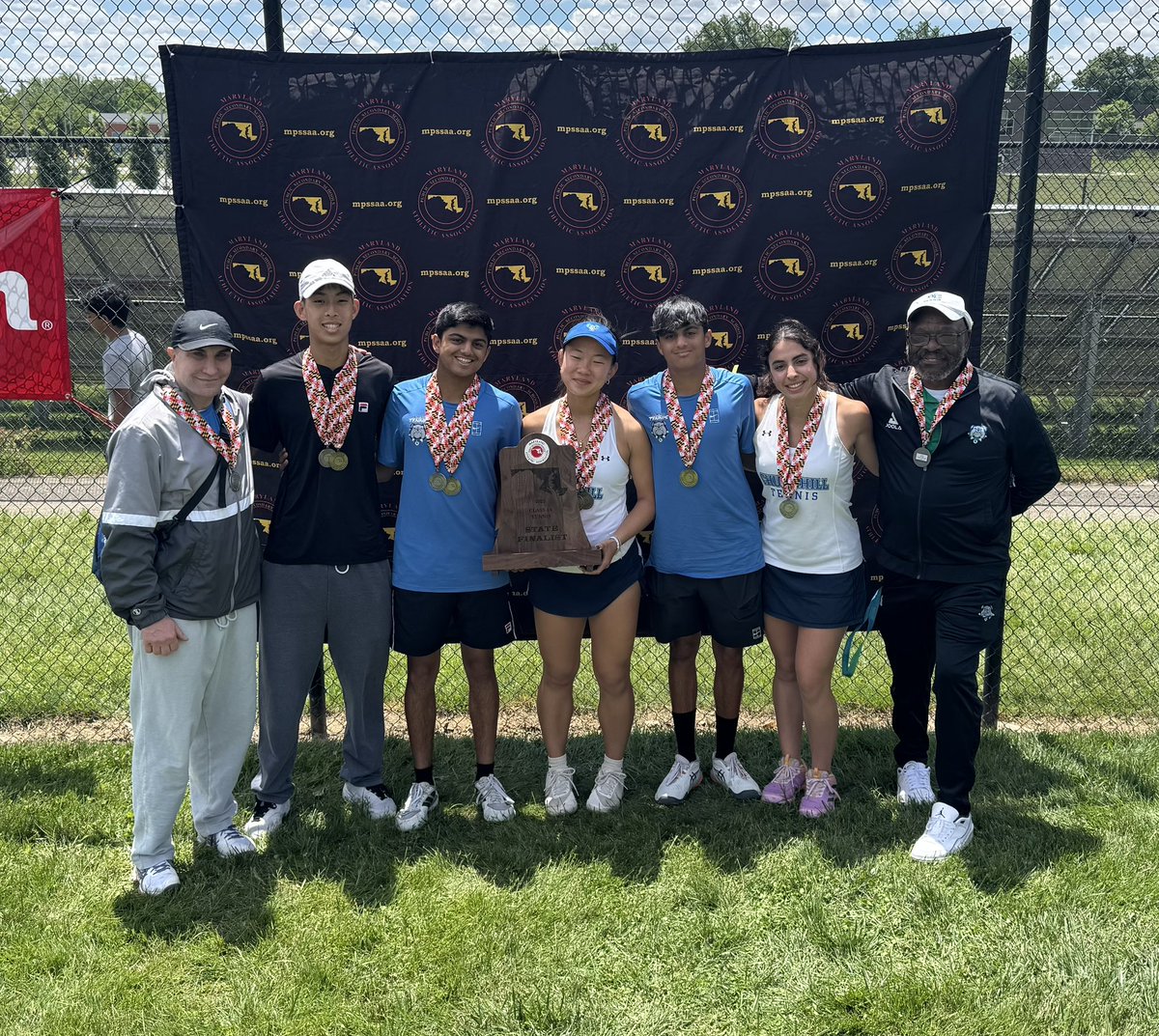 Jeff Sullivan (@mcpsad) on Twitter photo Amazing day on the courts for <a href="/MCPS/">MCPS</a> ๐พ!
๐2A State Champions <a href="/PHSathletics/">PHS Athletics</a>
๐3A State Finalists <a href="/TSWAthletics/">Wootton Athletics</a>
๐4A State Finalists <a href="/DawgsSports/">Winston Churchill Athletics</a>
Congratulations to all team & individual champions and state qualifiers! #WeRAISE ๐๐๐๐ฅ๐ฅ๐ฅ
<a href="/MCPSAthletics/">MCPS Athletics</a> Amazing day on the courts for <a href="/MCPS/">MCPS</a> ๐พ!
๐2A State Champions <a href="/PHSathletics/">PHS Athletics</a>
๐3A State Finalists <a href="/TSWAthletics/">Wootton Athletics</a>
๐4A State Finalists <a href="/DawgsSports/">Winston Churchill Athletics</a>
Congratulations to all team & individual champions and state qualifiers! #WeRAISE ๐๐๐๐ฅ๐ฅ๐ฅ
<a href="/MCPSAthletics/">MCPS Athletics</a>