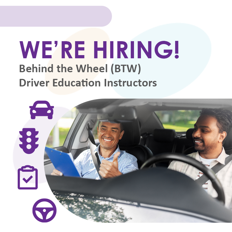 We’re hiring Behind the Wheel Driver Education Instructors! Help students become safe, confident drivers! 

CESA 2 is looking for dedicated BTW Instructors in the following regions: Middleton, Monona, Oregon, Sauk Prairie, and Waunakee. 

Learn more and apply on WECAN!