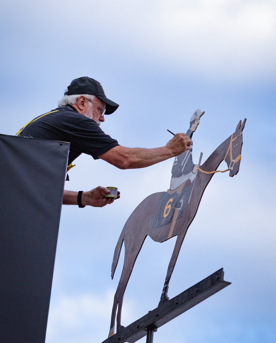 About a week ago. #Preakness150