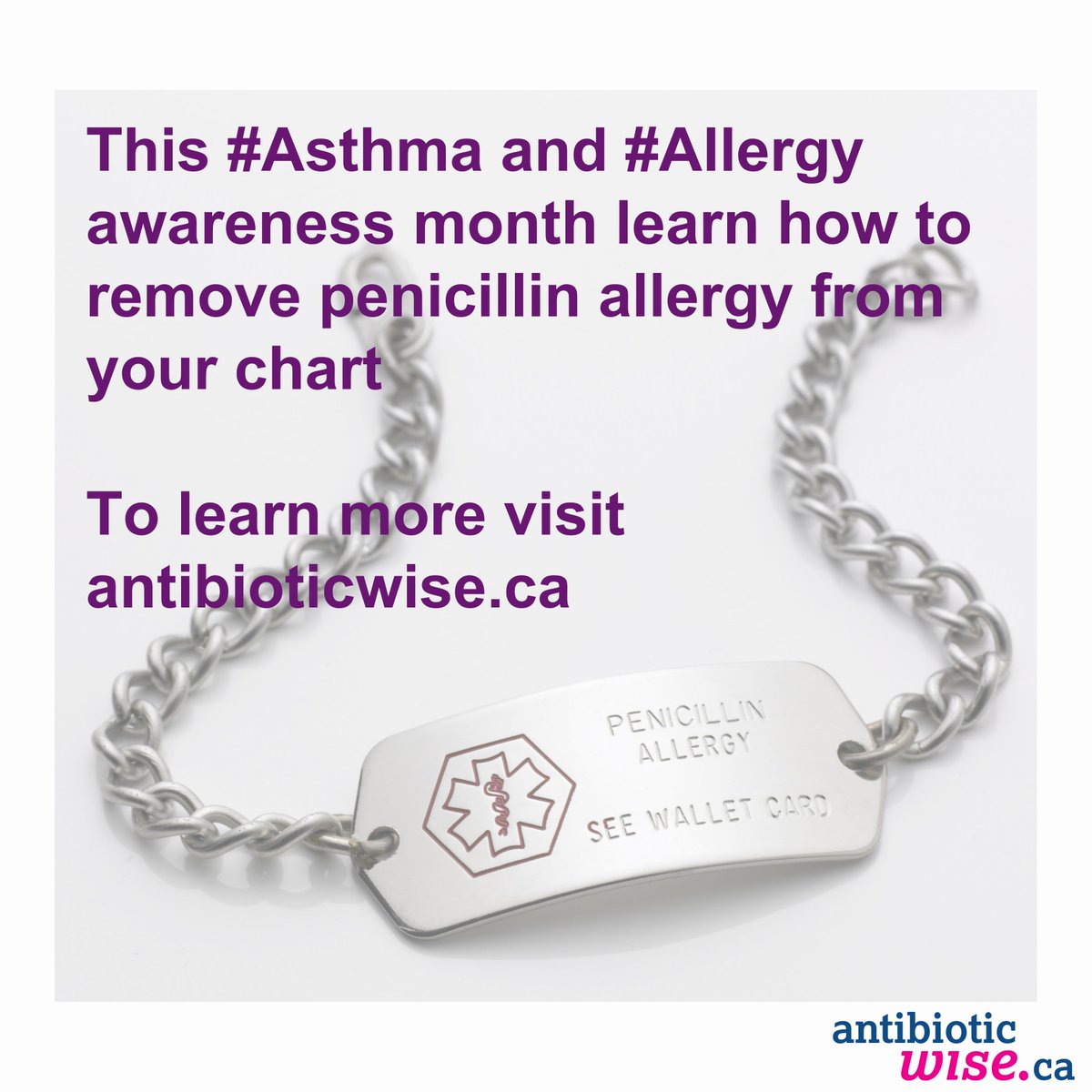 Most people who report having a penicillin allergy are not actually allergic. This #Asthma and #Allergy awareness month learn how to remove penicillin allergy from your chart