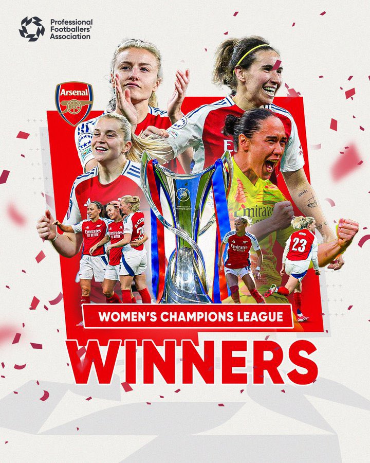 🚨 OUTSTANDING! 🇳🇱 

Renee Slegers was a youth player in Arsenal’s academy when they last won the Champions League in 2007… 

18 years later, she becomes a UCL champion being the manager of Arsenal. 

Full circle! ⭕️