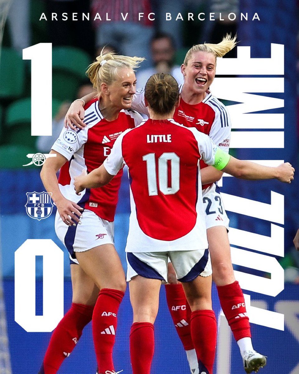 Congratulations to the best female team in Europe. Well deserved 💕💕💕