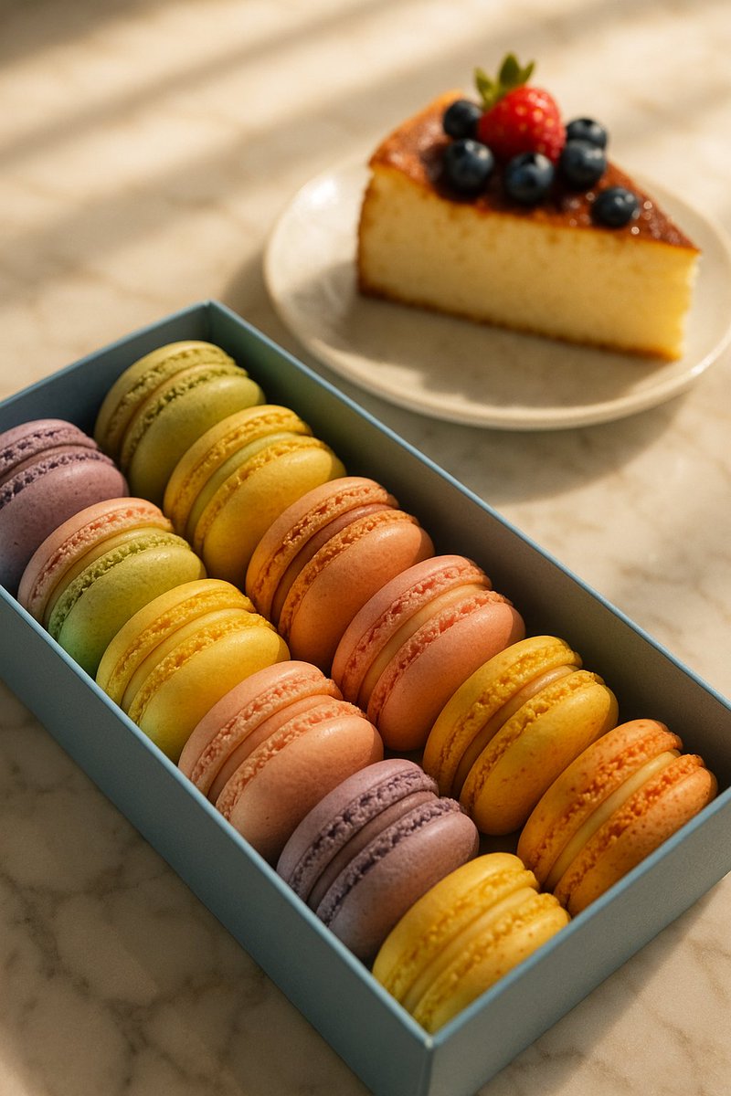 dallasmacarons's tweet photo. Weekends deserve a touch of sweet serenity, don’t you think? 💖 Treat yourself to our luxurious macarons and creamy Basque cheesecakes. Every bite is a moment of bliss! 🎉 #WeekendTreats #MacaronMagic #SweetSerenity https://t.co/qJaTjrUE2W