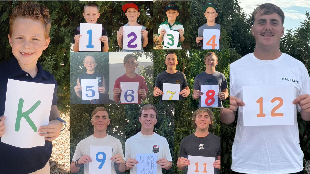 My first born, <a href="/NateFore06/">Nate Fore</a>, is all done with school! 
Time is a thief. I remember so well leaving work to take him to his first day of Kinder. 
So proud of his career as a student: graduates with over a 4.0 GPA!! 
Graduation is on Wednesday!