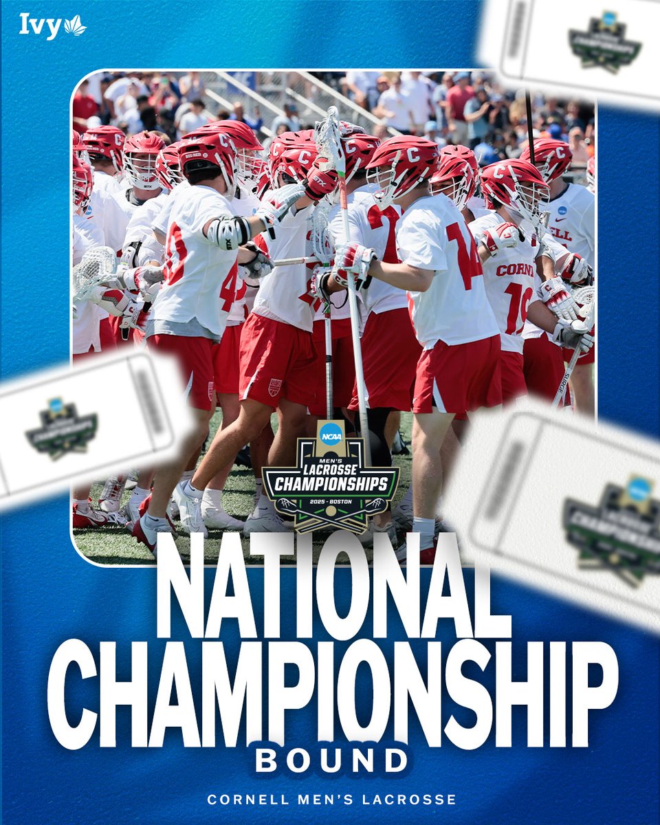 Ivy League (@ivyleague) on Twitter photo 🔴 BIG RED ➡️ <a href="/NCAALAX/">NCAA Lacrosse</a> CHAMPIONSHIP GAME 🔴
See you on Memorial Day, Big Red!! 🌿🥍
<a href="/CornellLacrosse/">Big Red Lacrosse</a> 🔴 BIG RED ➡️ <a href="/NCAALAX/">NCAA Lacrosse</a> CHAMPIONSHIP GAME 🔴
See you on Memorial Day, Big Red!! 🌿🥍
<a href="/CornellLacrosse/">Big Red Lacrosse</a>