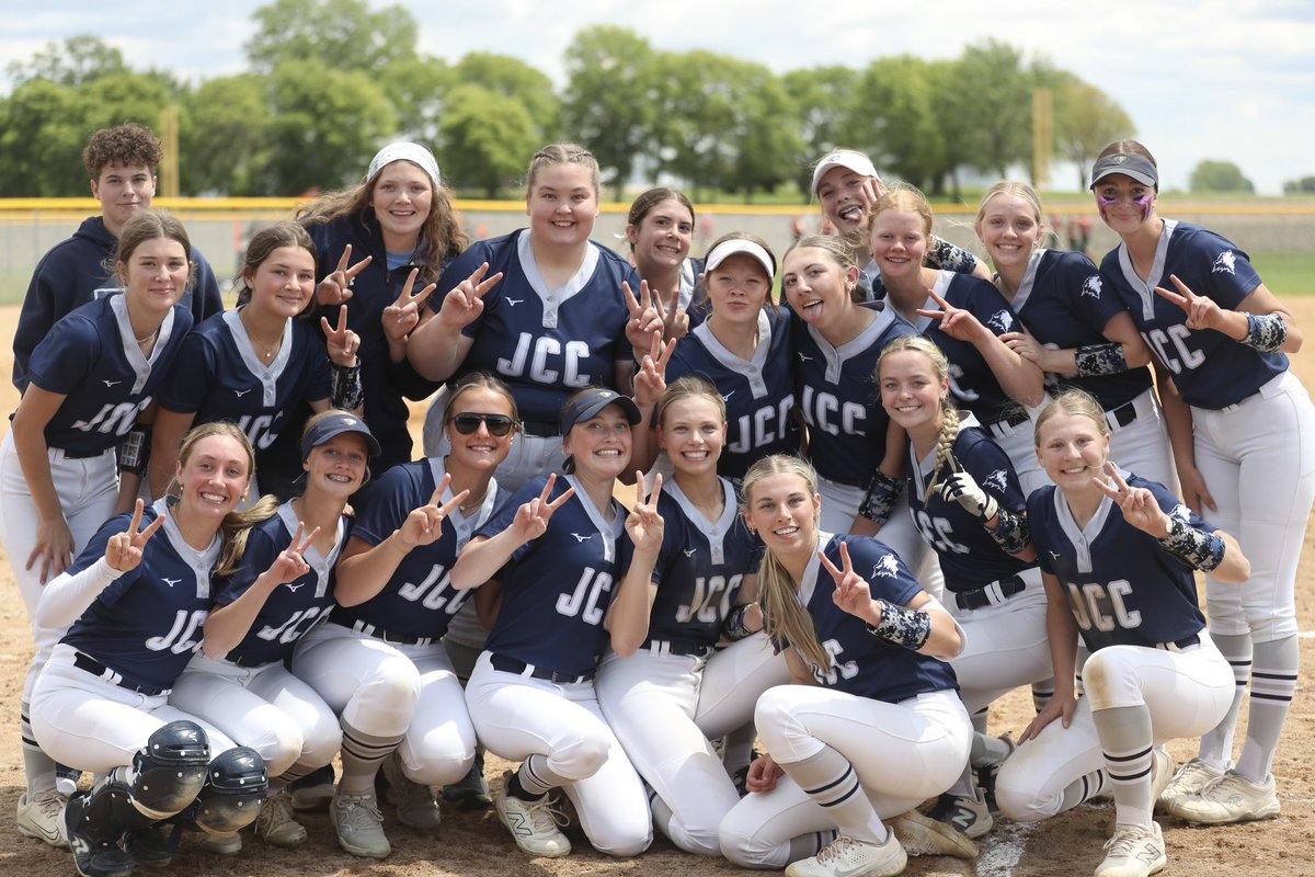 The JCC softball team will play Morris Area/Chokio-Alberta Tuesday in a game between the final two unbeaten teams in Section 3AA.