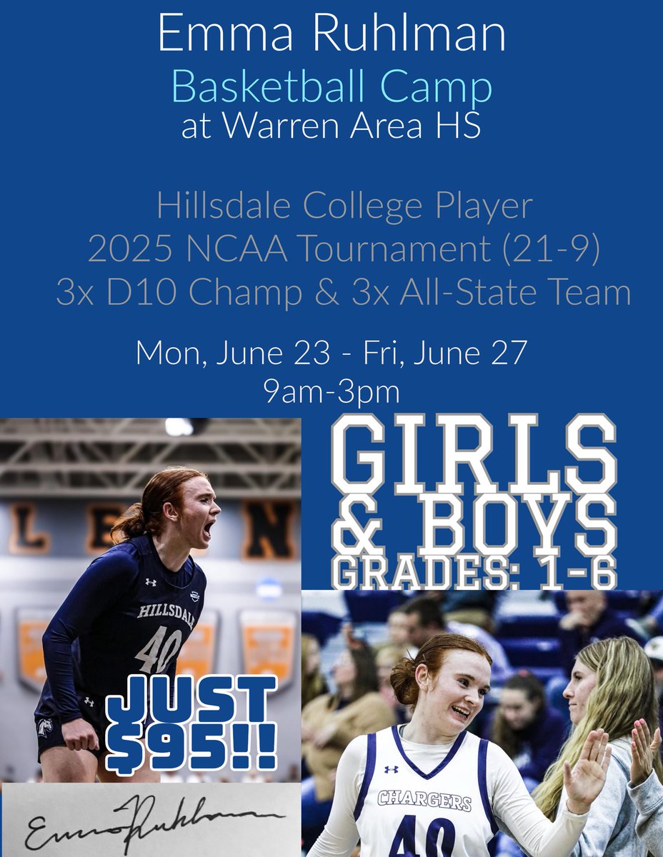 Would love to see some young ones in the gym in June!
Online registration only: forms.gle/4892X2W5onQq7B…