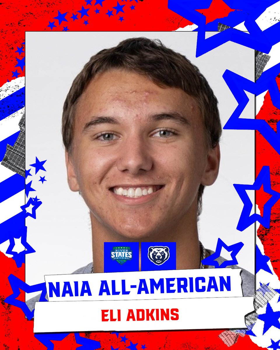 River States Conference (@riverstatesconf) on Twitter photo The RSC congratulates our All-Americans from the NAIA Track Championships!
<a href="/SSUBears/">SSU Bears Athletics</a> was represented by Eli Adkins (high jump) and Luke Rader (long jump), while <a href="/iueredwolves/">IU East Red Wolves</a>' Cameron Nocton was the top overall finisher from the RSC in a male event, taking 3rd in the race walk! The RSC congratulates our All-Americans from the NAIA Track Championships!
<a href="/SSUBears/">SSU Bears Athletics</a> was represented by Eli Adkins (high jump) and Luke Rader (long jump), while <a href="/iueredwolves/">IU East Red Wolves</a>' Cameron Nocton was the top overall finisher from the RSC in a male event, taking 3rd in the race walk!