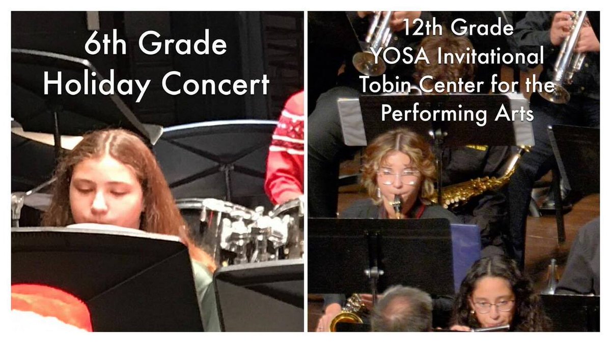 Feeling the feels!  6the grade Holiday Concert to the Tobin to Graduation.  Good Luck Seniors. instagr.am/p/DKC8Nw-xsgT/