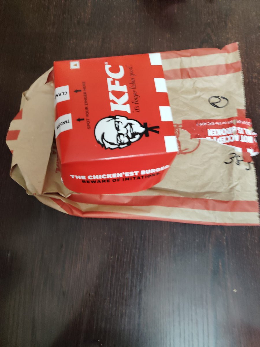 Krishnananda Chattopadhyay (@krishnanandac) on Twitter photo <a href="/Swiggy/">Swiggy Food</a> is now robbing. Ordered today evening four burgers and two fries from KFC (order number .207072574923851). Delivered one burger and one fry. The nice delivery person told me to call the customer service for the refunds. Have been chatting with the customer service for <a href="/Swiggy/">Swiggy Food</a> is now robbing. Ordered today evening four burgers and two fries from KFC (order number .207072574923851). Delivered one burger and one fry. The nice delivery person told me to call the customer service for the refunds. Have been chatting with the customer service for