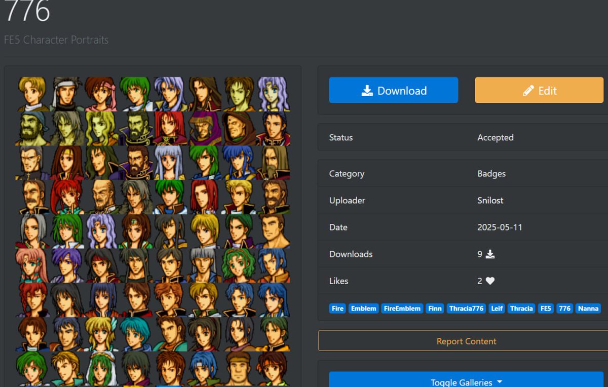 Snilost_42's tweet photo. Hey Fire Emblem fans. I made some custom badges for the 3DS based on the portraits and sprites of units in some games of the series. Right now I've only done FE4 Gen 1, FE5, FE6, FE7 and FE8 portraits + All the clases in GBAFE.

I hope you guys enjoy it ^^ https://t.co/t14EIlnc53