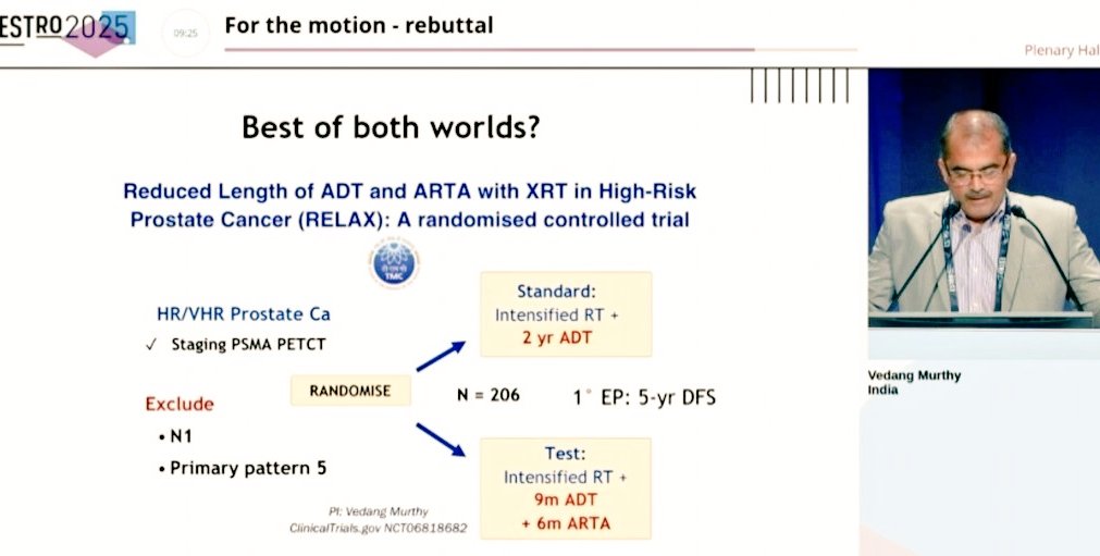Priyamvada Maitre (@docpriyamvada) on Twitter photo 👀 NEW Paper
Systemic rx ⬆️ in PSMA-staged high risk prostate ca - is RT+ADT good enough??
Congrats Ashesh!👏🏼
OPEN ACCESS 👇
nature.com/articles/s4139…
Builds on #ESTRO2025 debate ☢️ vs💊 for high risk prostate ca by <a href="/VedangMurthy/">Vedang Murthy</a>
Check out new trial RELAX on this Q! 🤩 👀 NEW Paper
Systemic rx ⬆️ in PSMA-staged high risk prostate ca - is RT+ADT good enough??
Congrats Ashesh!👏🏼
OPEN ACCESS 👇
nature.com/articles/s4139…
Builds on #ESTRO2025 debate ☢️ vs💊 for high risk prostate ca by <a href="/VedangMurthy/">Vedang Murthy</a>
Check out new trial RELAX on this Q! 🤩