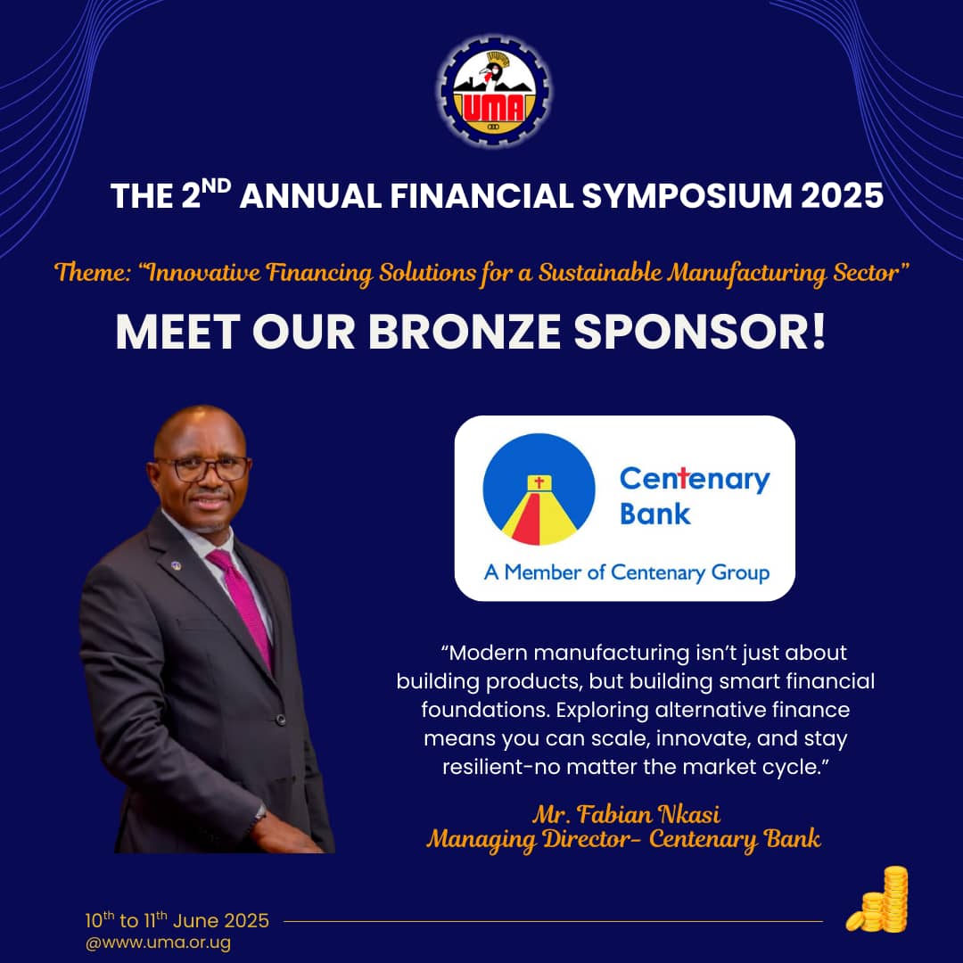 UMA Policy and Advocacy Directorate (@policy_uma) on Twitter photo The need to innovate and stay resilient through exploring alternative finance means no matter the market cycle -
Join the discussion on Financing on 10th and 11th June 2025 at the UMA Multipurpose hall.
Confirm Participation through 👇👇
forms.gle/i5KPp5XHtDn3JL…
<a href="/CentenaryBank/">Centenary Bank</a> The need to innovate and stay resilient through exploring alternative finance means no matter the market cycle -
Join the discussion on Financing on 10th and 11th June 2025 at the UMA Multipurpose hall.
Confirm Participation through 👇👇
forms.gle/i5KPp5XHtDn3JL…
<a href="/CentenaryBank/">Centenary Bank</a>