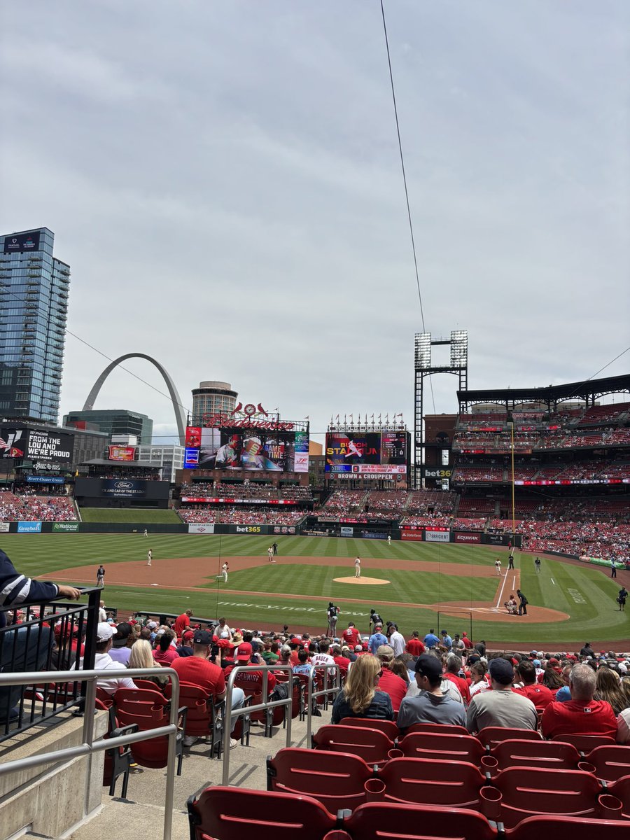 Nice day to spend at the ballpark.
