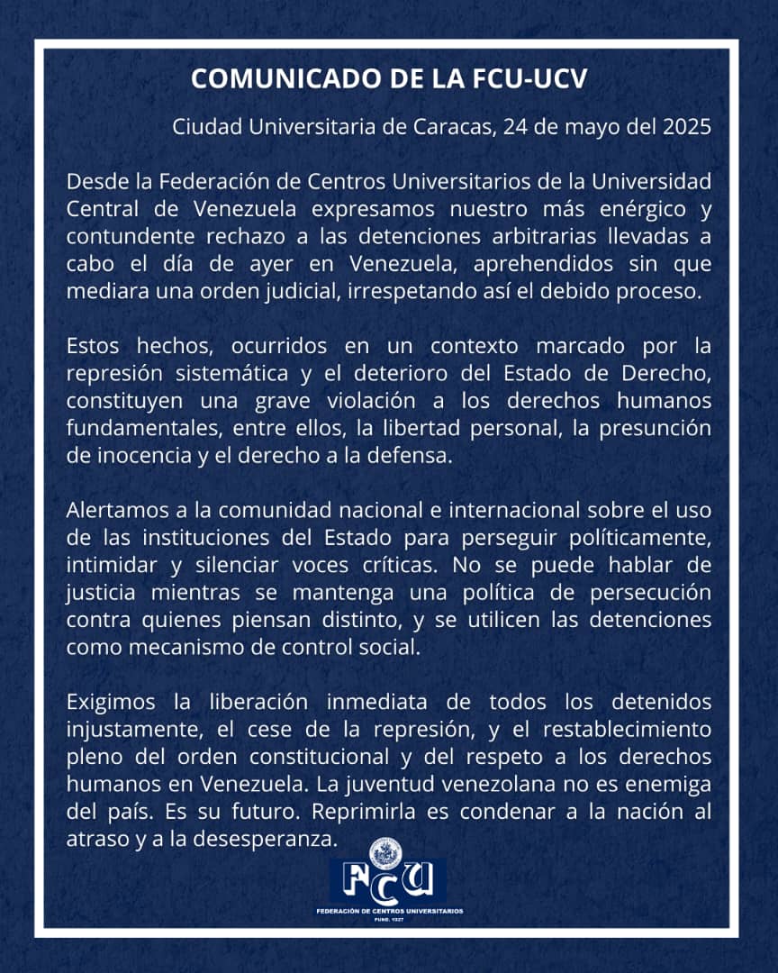 FCU UCV (@fcu_ucve) on Twitter photo 