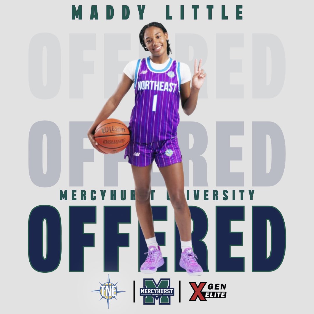 Team Northeast (@teamnehoops) on Twitter photo Congrats to 2026 G Maddy Little <a href="/Maddy_little1/">Maddy</a> on her recent offer from <a href="/CoachErinMills/">Erin Mills</a> & <a href="/HurstWBB/">Mercyhurst Women's Basketball</a>. #TeamNExXGEN Congrats to 2026 G Maddy Little <a href="/Maddy_little1/">Maddy</a> on her recent offer from <a href="/CoachErinMills/">Erin Mills</a> & <a href="/HurstWBB/">Mercyhurst Women's Basketball</a>. #TeamNExXGEN