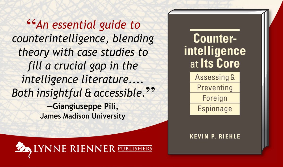 Available now at lnkd.in/eDzhTmTv

Counterintelligence at its Core: Assessing and Preventing Foreign Espionage