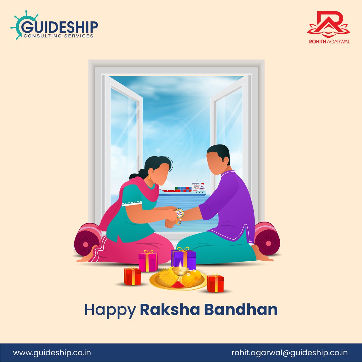 Celebrating the bond that ties hearts with threads of love, trust, and protection 💖🛡️

Wishing you a joyful Raksha Bandhan filled with cherished memories and lasting connections.

#RakshaBandhan #SiblingBond #FestiveTies #LoveAndProtection #FamilyFirst #TraditionAndTogetherness