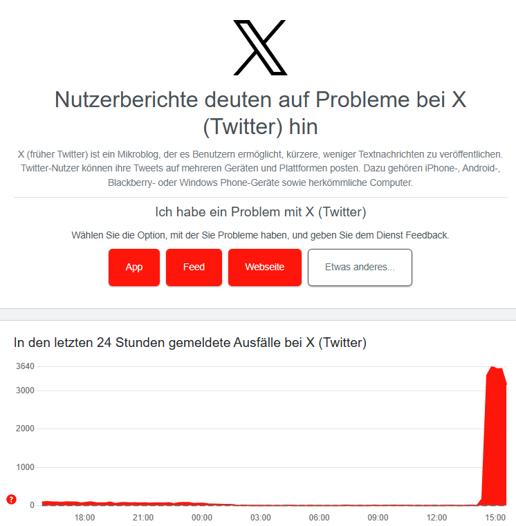 ElmshornNews's tweet photo. X hat Probleme! https://t.co/iIjLavNU7r
