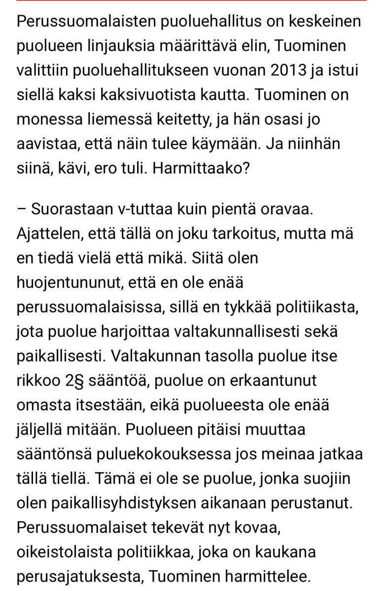 tempusultima's tweet photo. Persuissa kiehuu pitkin maakuntia. Totaali hajaannus edessä?? #persut #kaaos https://t.co/fDIuVZqCCG
