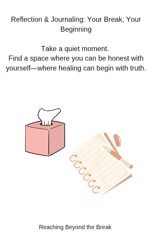LadyConnyMo's tweet photo. Reflection and journaling :
Your break , your beginning.
Take time to allow God to heal you 
#ReachBeyondTheBreak #Connymo #ConstanceMHamilton https://t.co/4hCal36l14