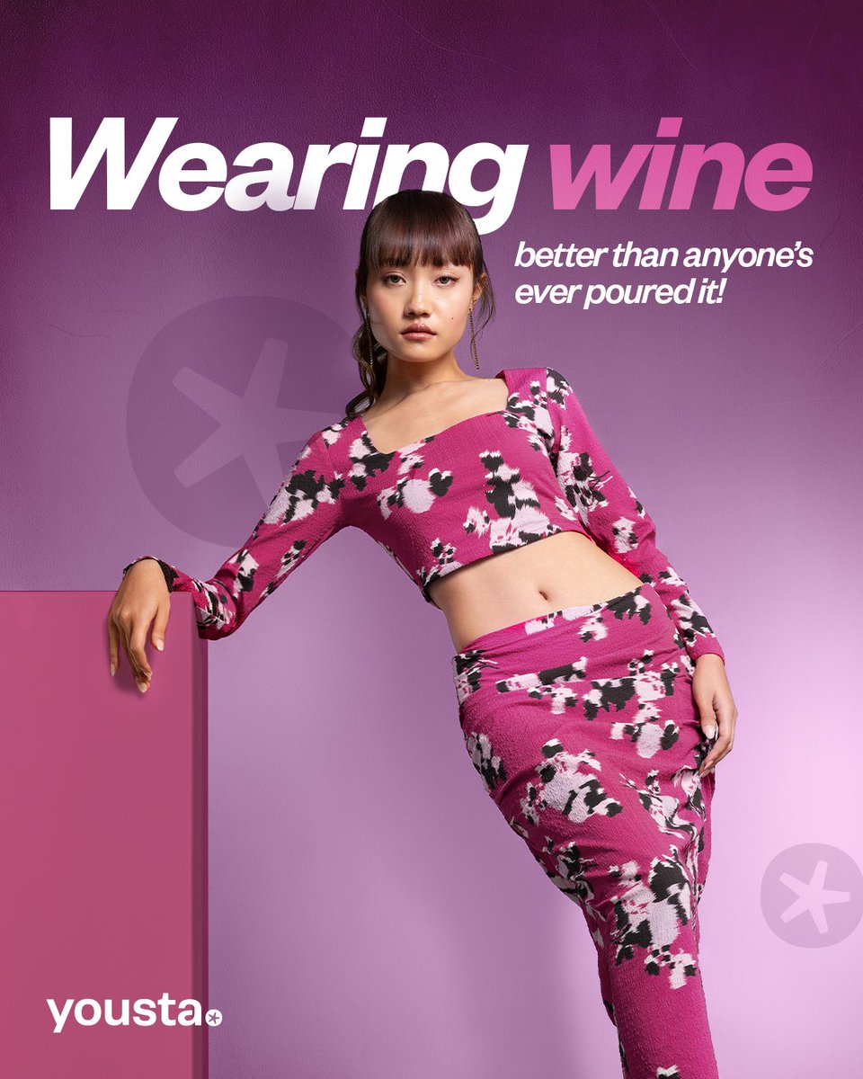 This #InternationalWineDay we're serving notes of sass, spice, and slay.​ 🔥💟

#yousta #youabsolutestar #fashion #fashionbrand #neverthesame
