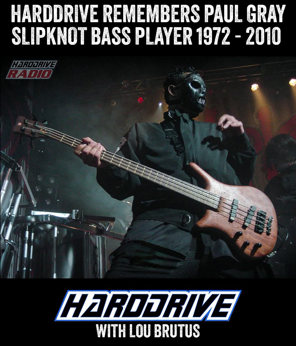 harddriveradio's tweet image. PAUL GRAY 1972 - 2010: Today @HardDriveRadio remembers Paul Gray of @Slipknot on the 15th anniversary of his death. He was not only bassist for the band, Paul was one of the mastermind&apos;s behind its creation. We send our very best out to him. 📸: @LouBrutus #PaulGray #Slipknot