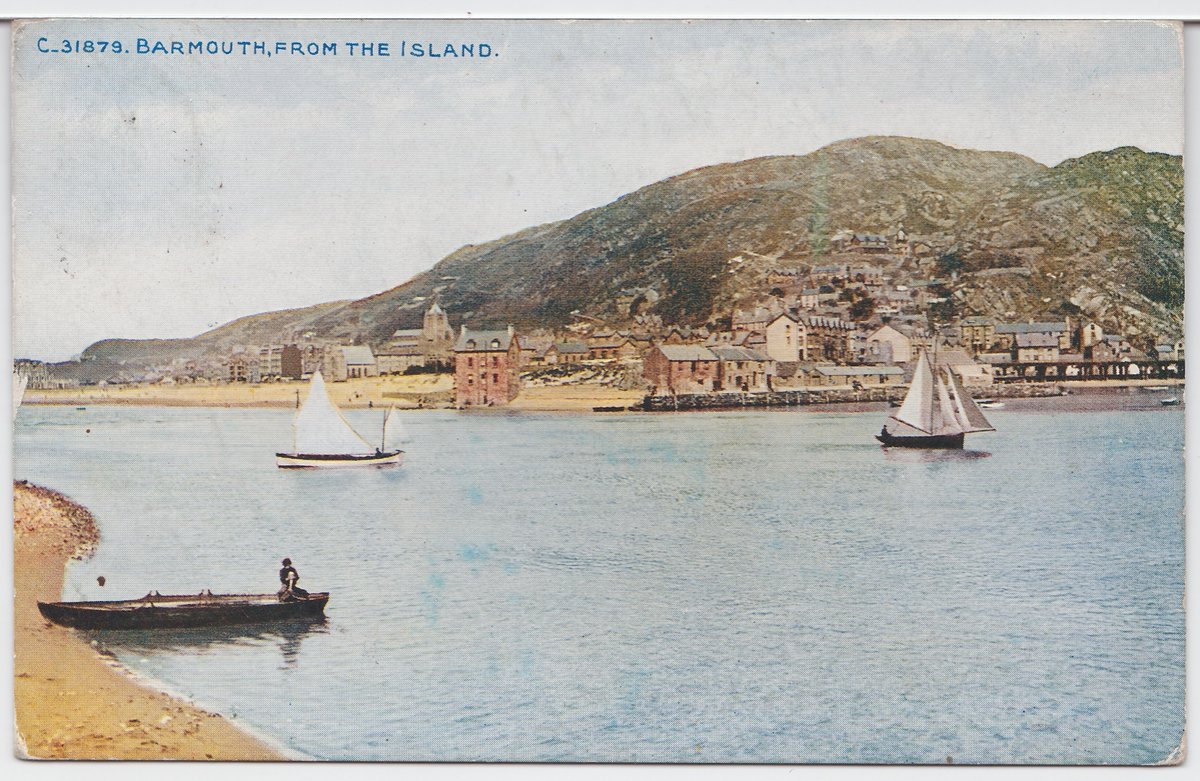 Barmouth, posted to Mr Hume, Lordship Lane, Wood Green:
Dear Father
We had an hour’s row on this piece of water yesterday morning and afterwards went to Cregennan Lakes, 1800 feet above sea level.
With love to all
Your affectionate son, Kenneth
#PostedInThePast