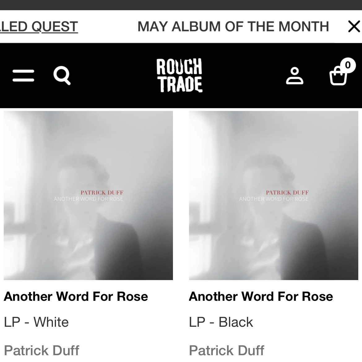 Patrick_Duff's tweet image. Limited editions vinyl LP available from Rough Trade now:
roughtrade.com/product/patric…