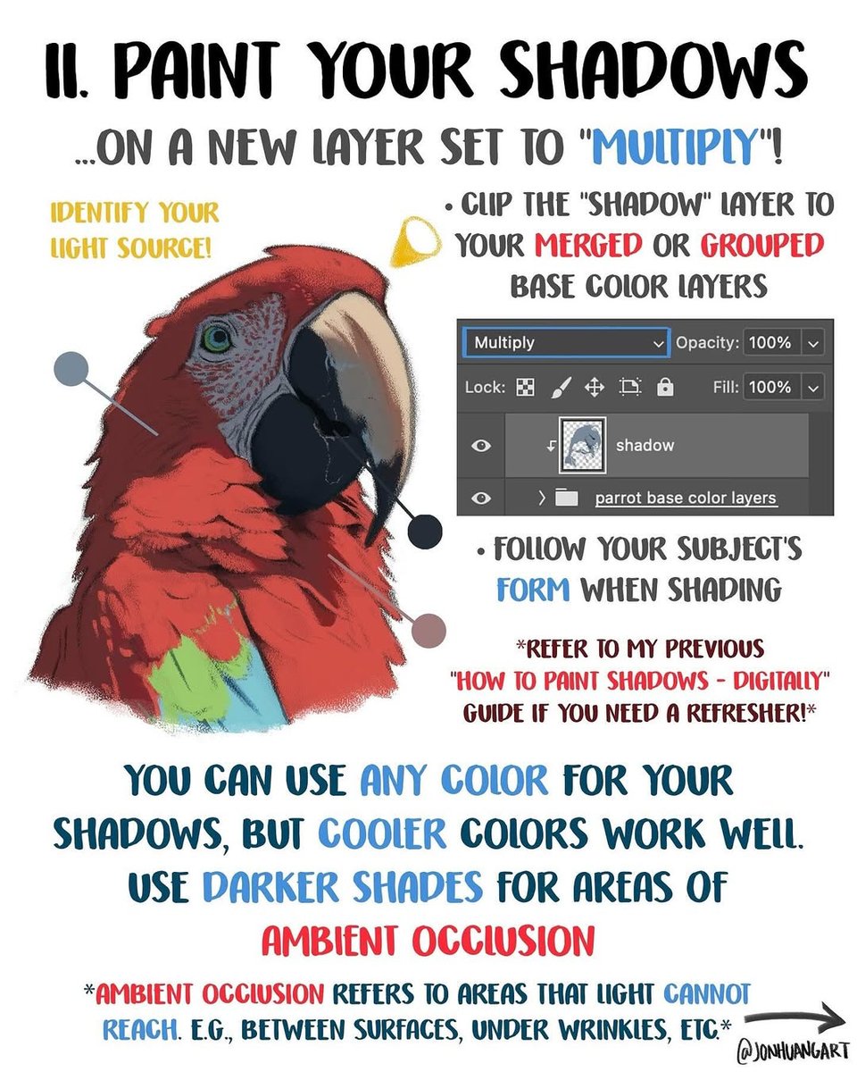XPPEN's tweet image. 
✨ Unlock the Secrets of Light in Painting! 🐦🔥🦜 #XPPenTutorial
Thanks to: @jonhuangart
Got a friend lost in the dark? 💡 Share this!
#arttutorial #artadvice #paintingwithlight #lightingtechniques #digitalartadvice #xppen